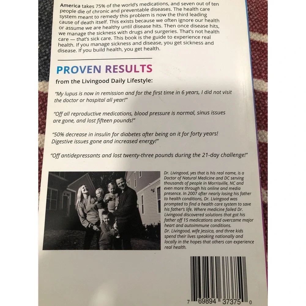 Livingood Daily Dr Livingood 21-Day Guide to Health + Workbook